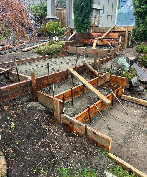 Exposed Aggregate Entry Porch And Steps Replacement in Everett 